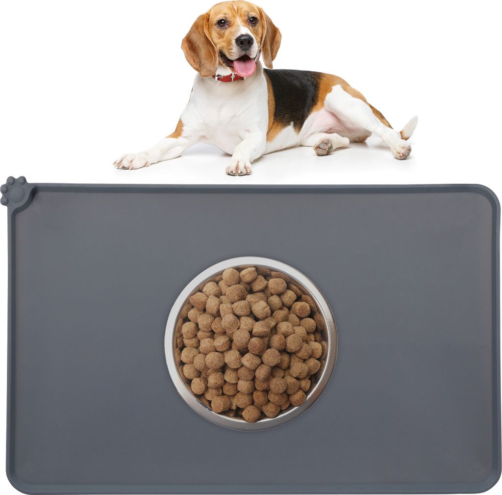Relaxdays Napfunterlage, Hunde & Katzen Fressnapf, Produktbild 