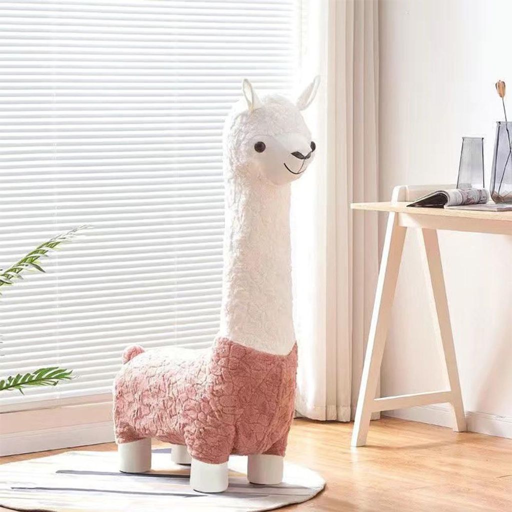 Alpaka Hocker Alpaka Persönliche Cartoon Kinder Komfort Produktbild 