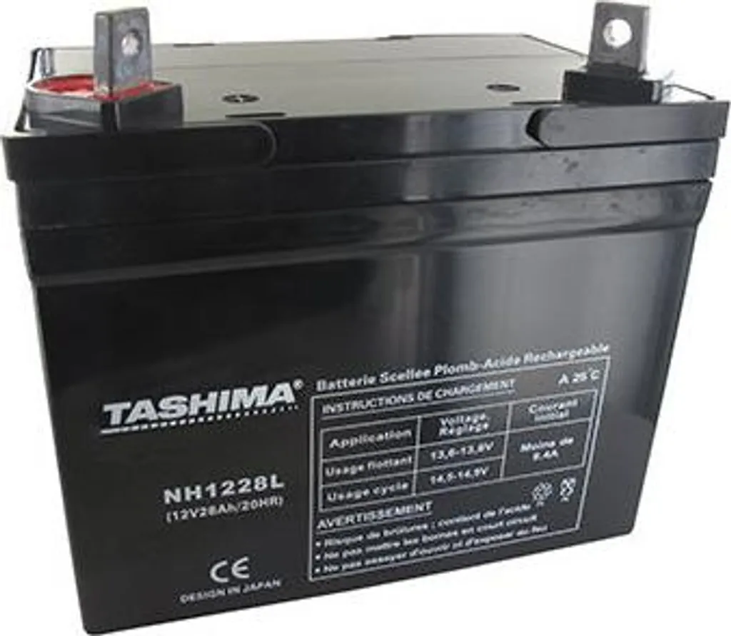 Batterie 28Ah AGM pour Autoportée et Groupe Électrogène - Démarrage Sûr