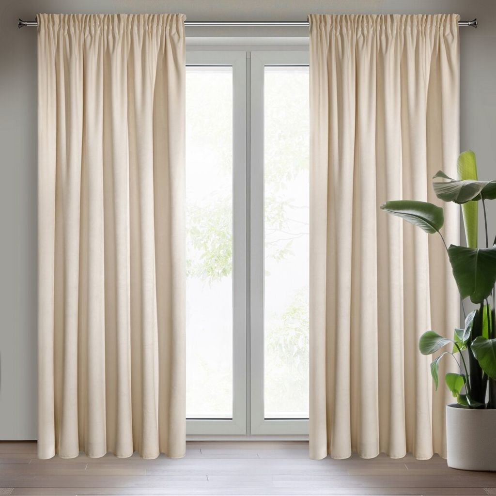 Eurofirany Vorhang VILLA beige 140X270 Kräuselband