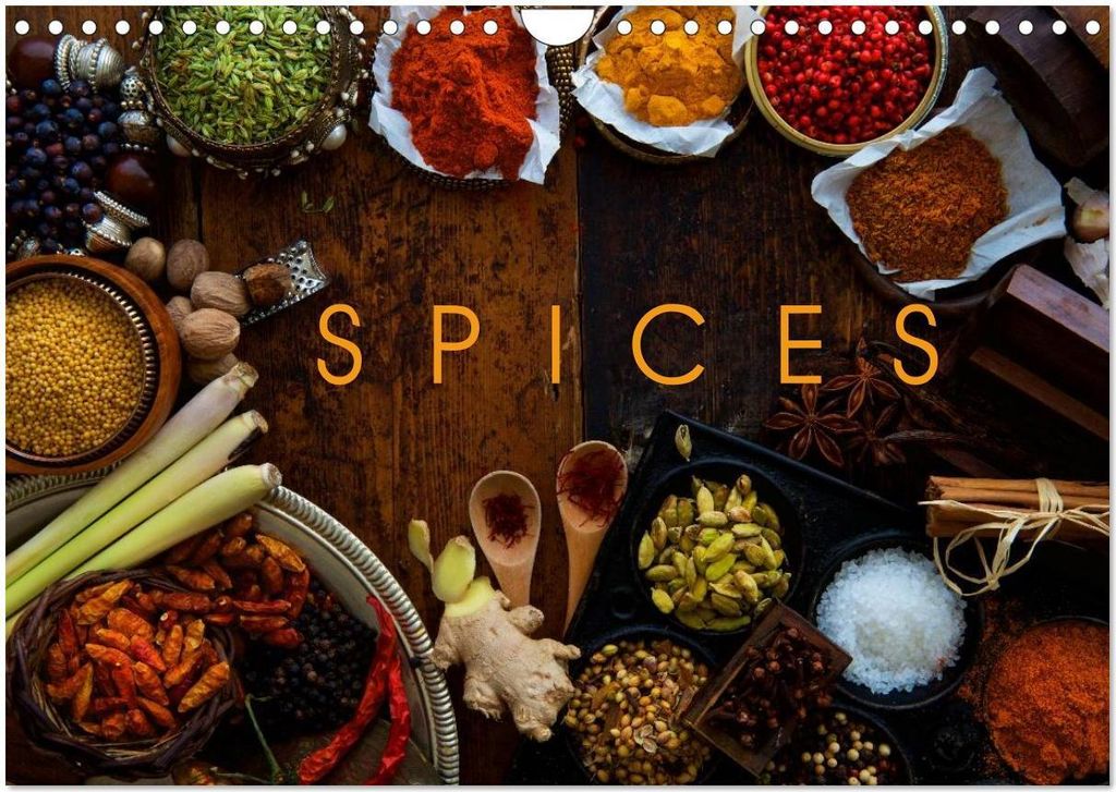 SPICES (Wall Calendar 2026 DIN A4 landscape), CALVENDO 12 Month Wall Calendar