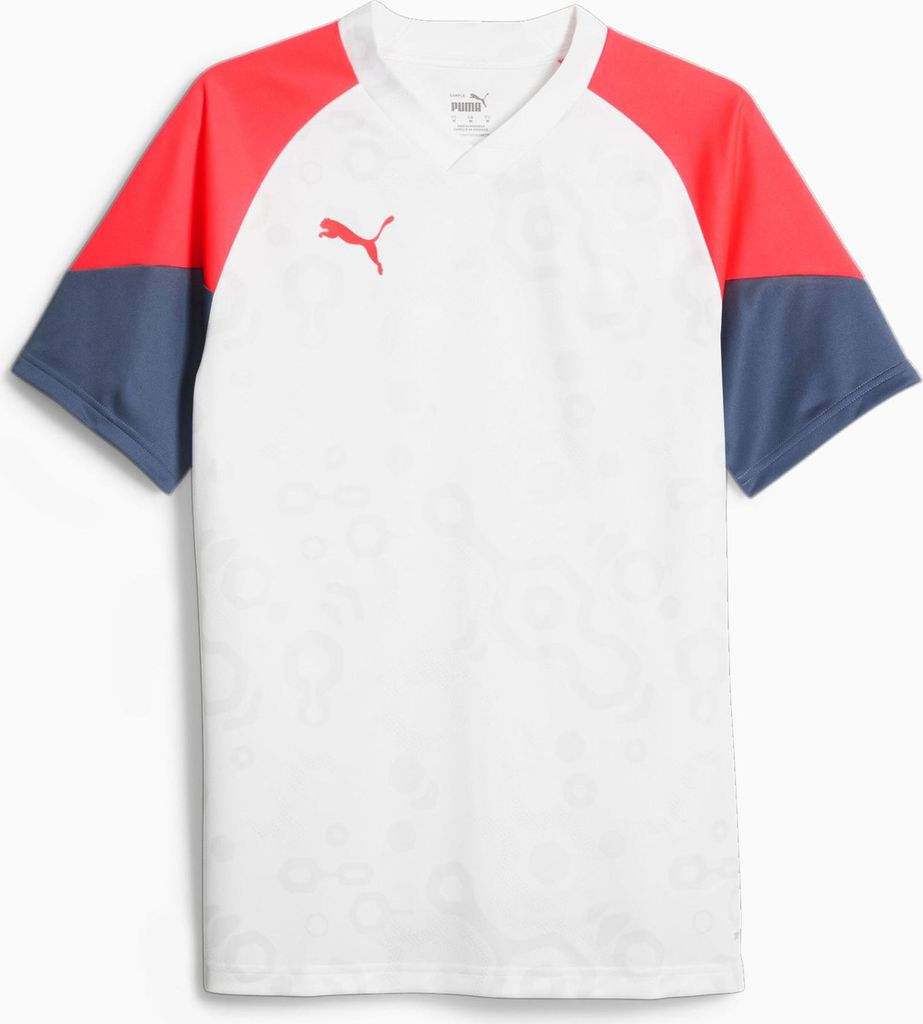 Puma individualCUP Fußballtrikot Herren weiß blau rot Gr S