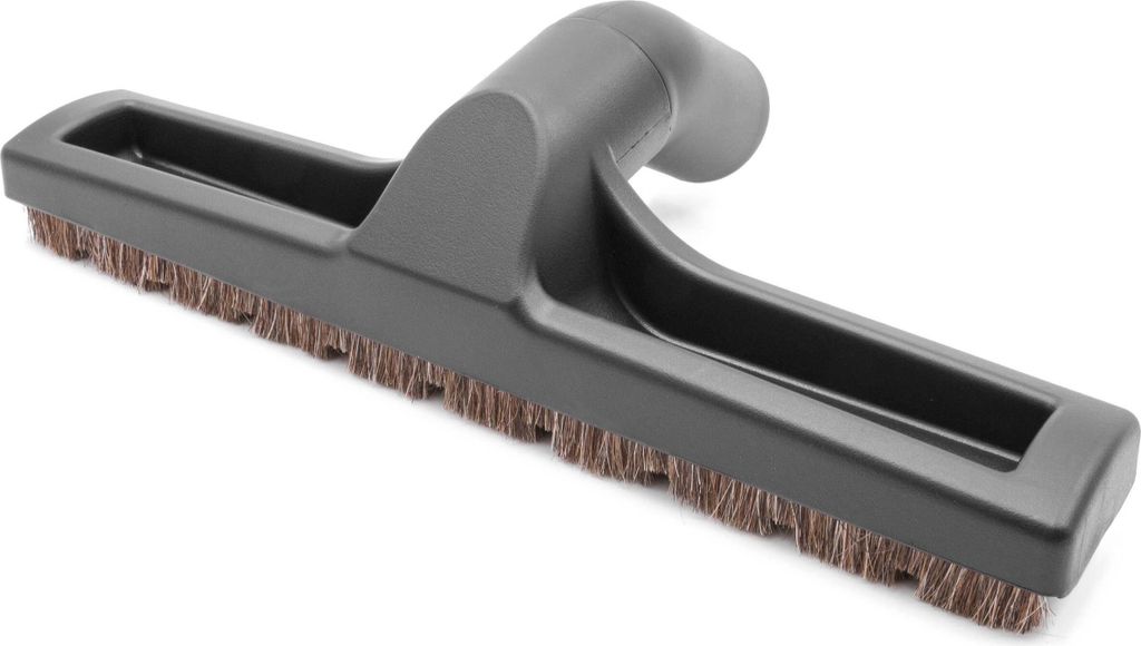 vhbw Bodendüse für harte Fußböden kompatibel mit Kärcher Staubsauger mit 32mm Rundanschluss, Drehbar Rosshaar