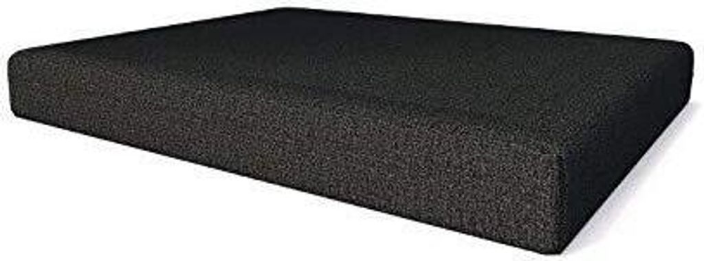 Pillows24 - Palettenkissen mit abnehmbarem Bezug - Sitzkissen | Polster für Europaletten 120x80 Sofa - Wasserfest - Outdoor/Indoor | Schwarz
