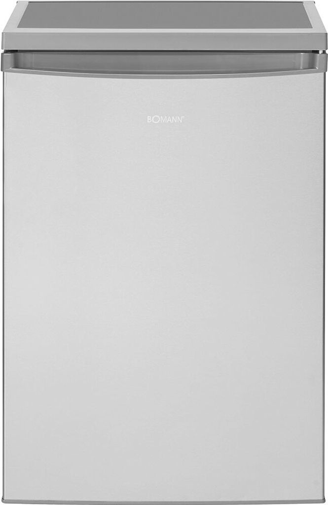 Bomann Kühlschrank ohne Gefrierfach mit 133L Nutzinhalt und 3 Ablagen, Kühlschrank klein mit Gemüsefach & wechselbarem Türanschlag, Tischküh...