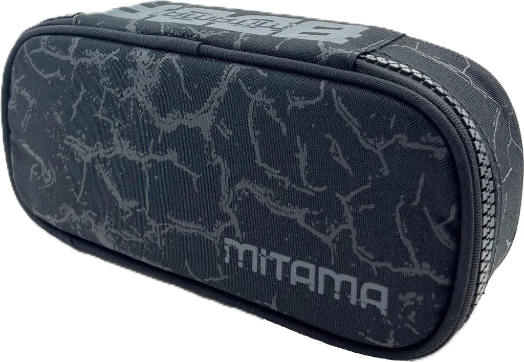 Trousse scolaire garnie Mitama Oval noire pour collège et lycée 64328-90298