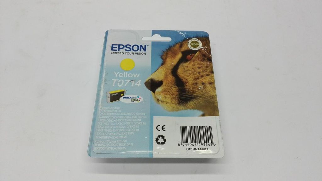 Epson T0714 Tintenpatrone C13T07144010 Gelb für Epson Produktbild 