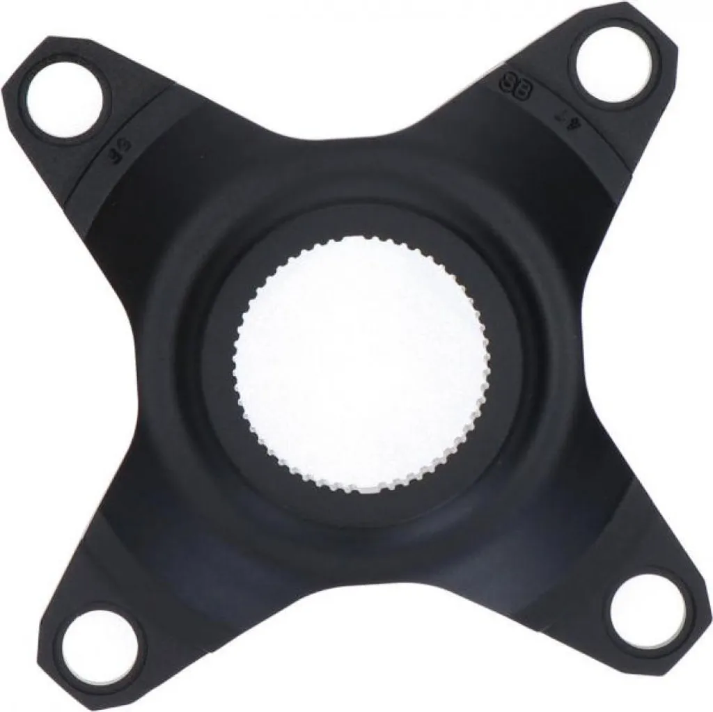 Adaptateur 4 bras Shimano pour plateaux E-Bike Systems - Noir Alu