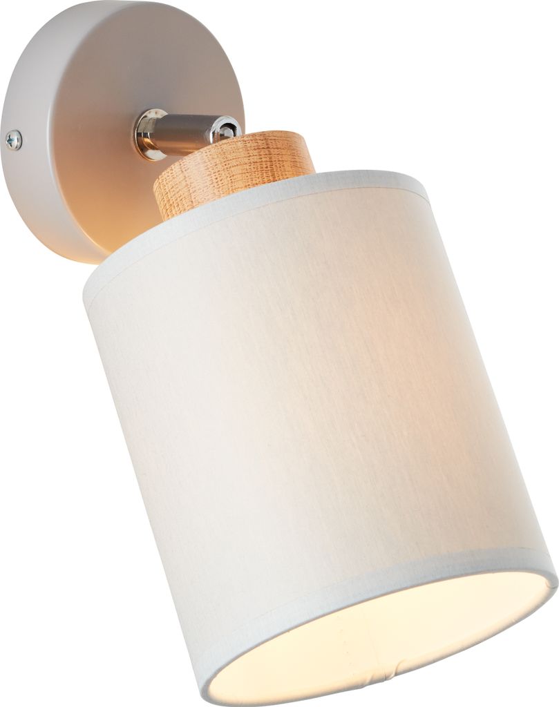 BRILLIANT Vonnie Wandspot grau/holz 99410/22