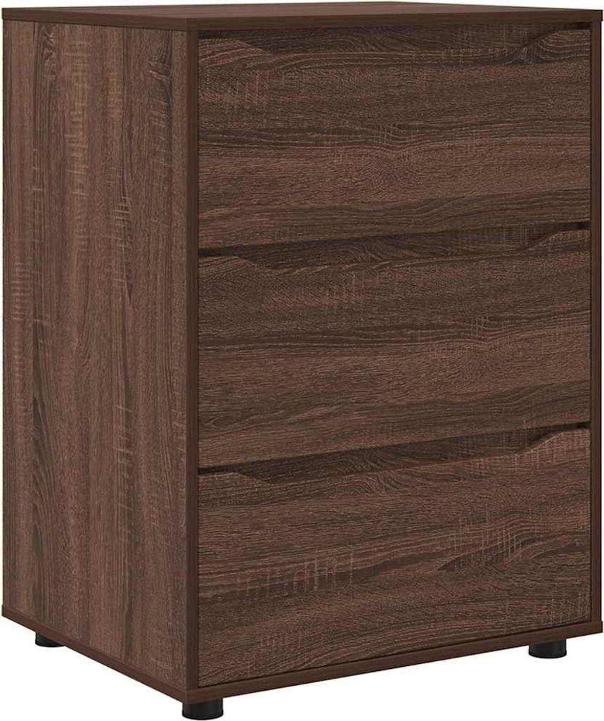 Aufbewahrungsschrank Braun Eichen-Optik 60 x 48 x 81 cm