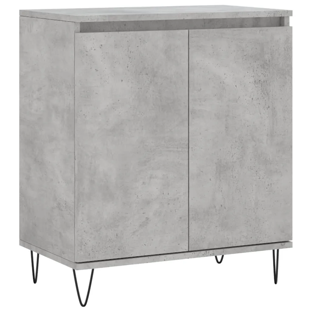 Madia Moderna Grigio Cemento 60x35x70 cm | Design Industrial Legno