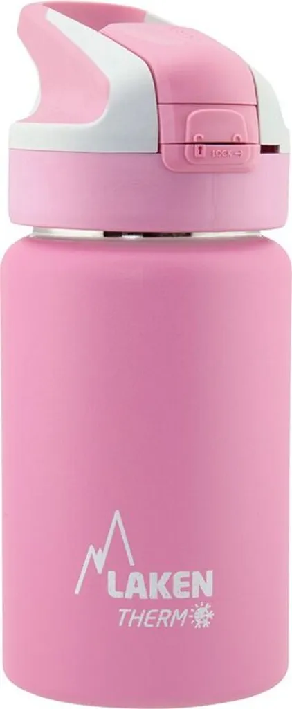 Borraccia Sportiva Laken Summit 350ml Rosa: Acciaio Anti-Odore