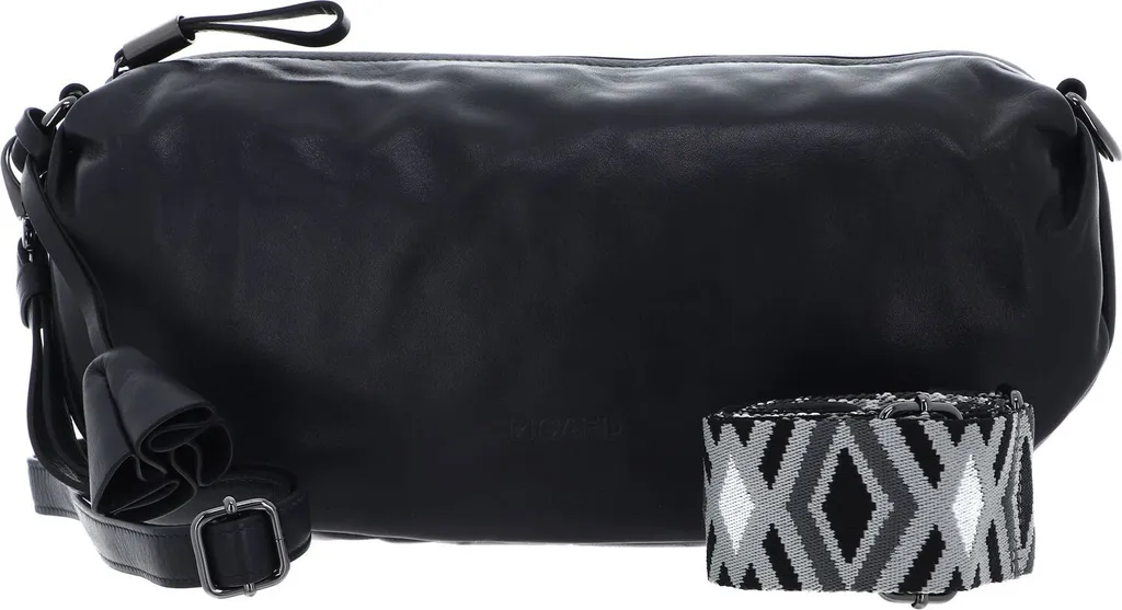 Sac bandoulière en cuir bleu marine PICARD Bella pour un look urbain