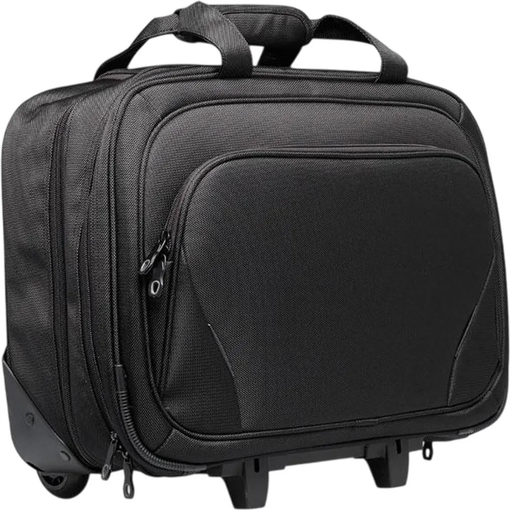 Trolley Business Macau MO1259 compact avec compartiment ordinateur noir - 3
