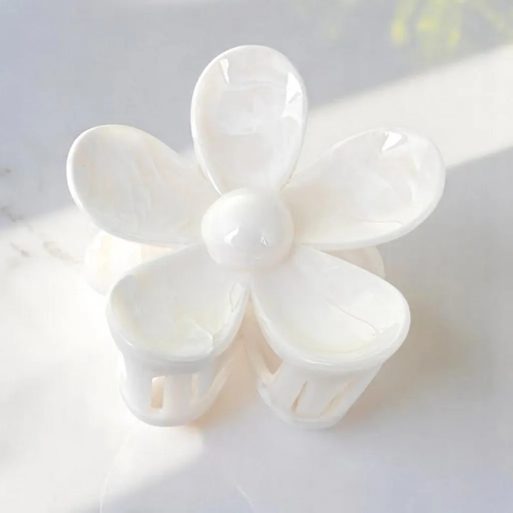 10 mini fermagli per capelli bianchi a forma di fiore, forcine per capelli, forcine decorative, per ragazze, acconciature da sposa, comunione, feste