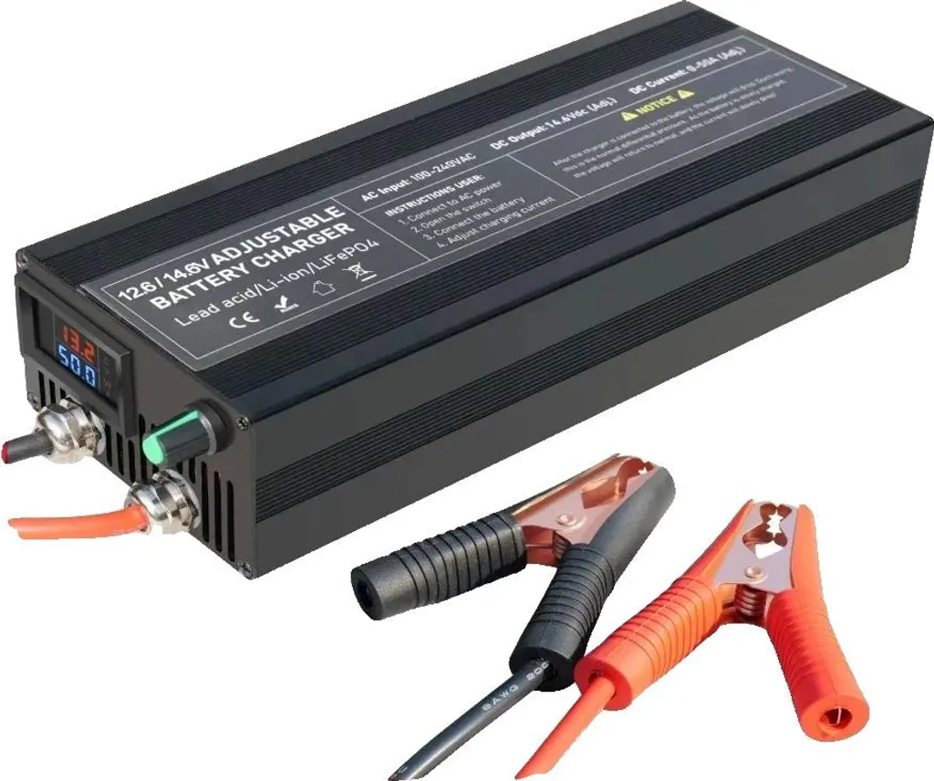 Caricabatterie Intelligente HS DG50A - Universale con Clip 50A UE