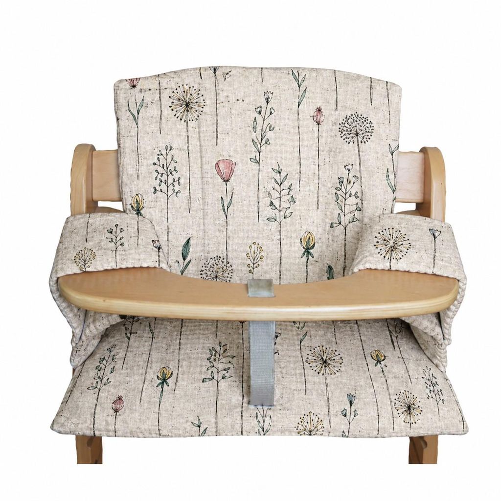 Sitzkissen Sitzverkleinerer beige Blumen für Hauck Produktbild 