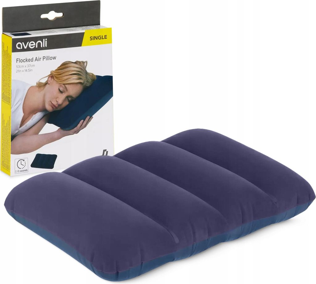 Avenli aufblasbares Reise Kopfkissen / Sitzkissen mit Produktbild 