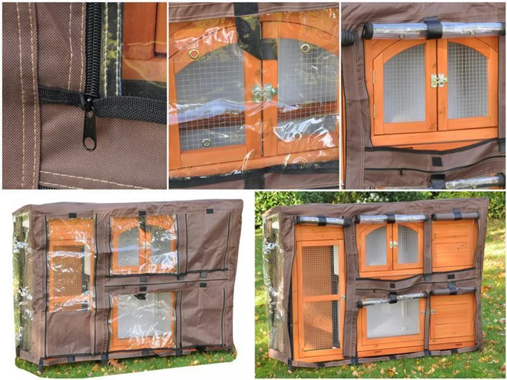 Bâche de protection pour clapier Jumbo - Housse d'extérieur haute densité
