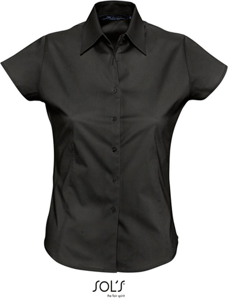 SOL ́S Women ́s Stretch-Blouse Excess Short Sleeve