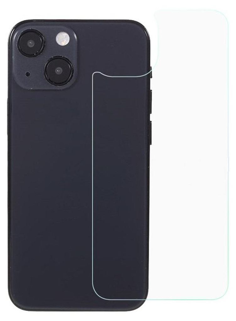 Rückseitenschutz für iPhone 13. Rückseite aus gehärtetem Glas