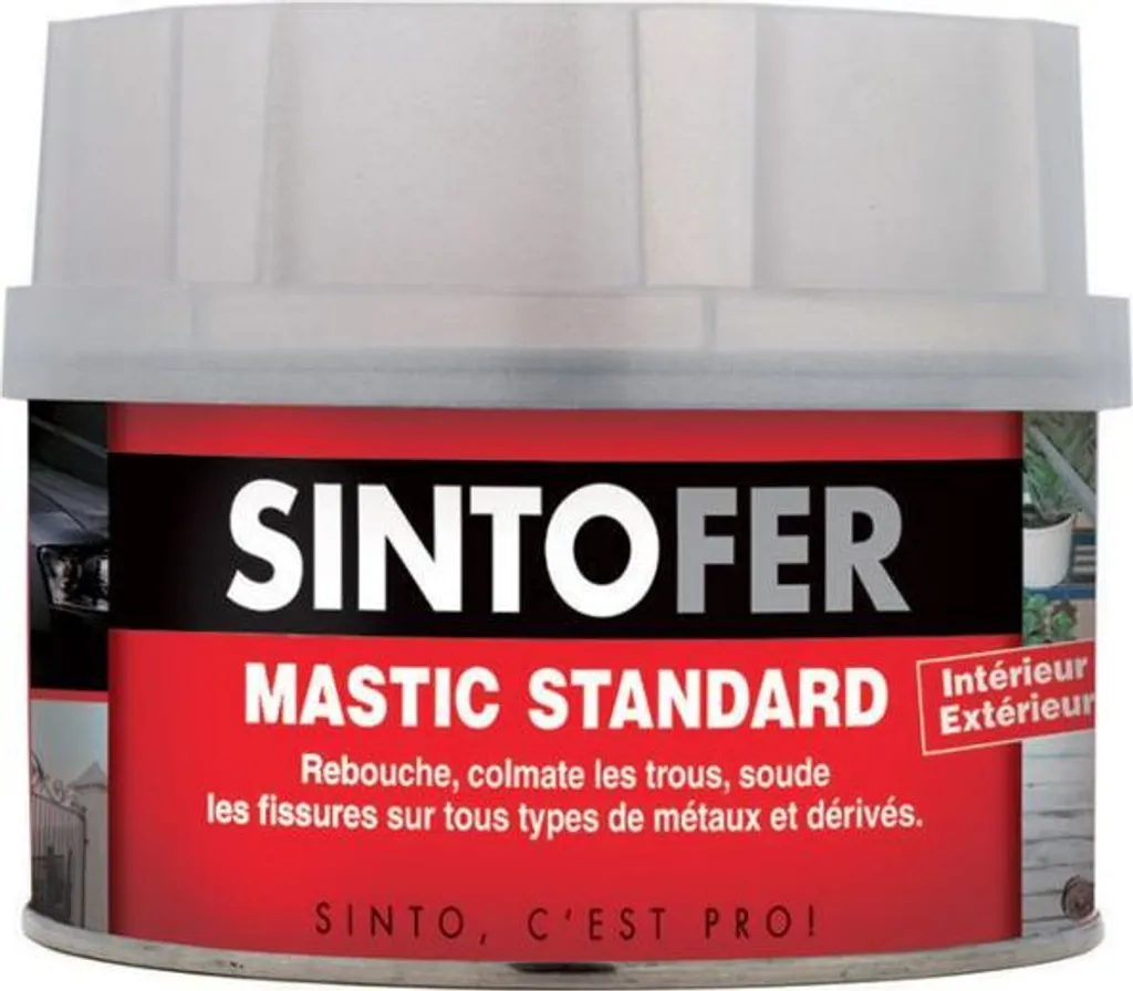 Mastic polyester universel SINTOFER 170ml pour métaux et carrosserie