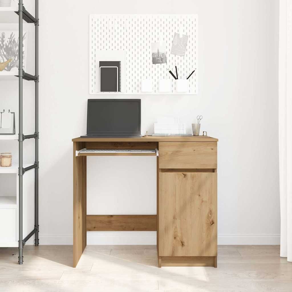 "im Sonderangebot"Schreibtisch/Büro-Möbel - CLORIS - Computertisch moderner - Artisan-Eiche 86x49x76 cm Holzwerkstoff - NeuMöbel4789022