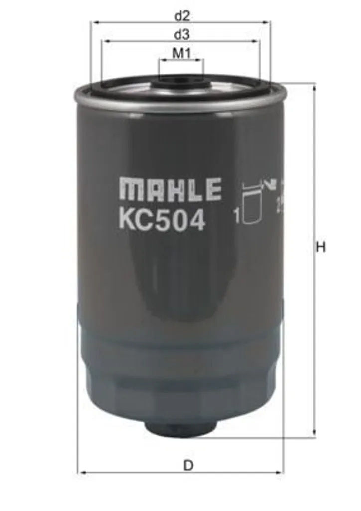 Filtre à carburant Mahle haute efficacité pour Hyundai et Kia Sorento