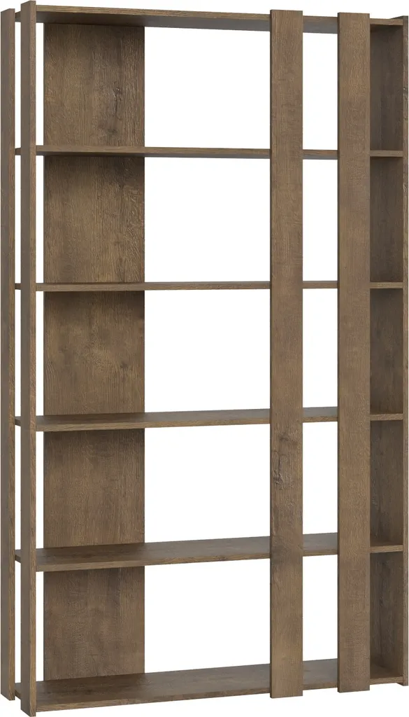 Étagère de rangement Kato Small B noyer, bibliothèque design Itamoby