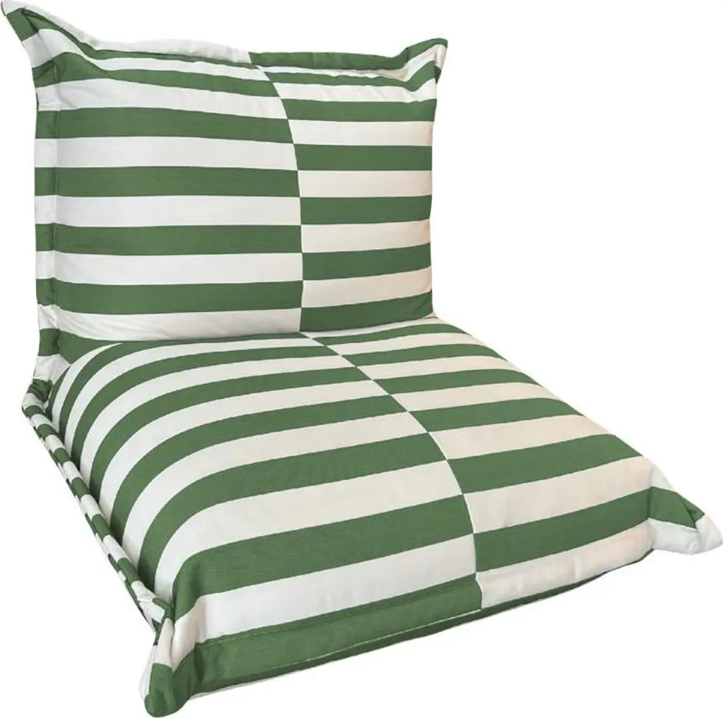 Pouf Poltrona da Esterno BANANAIR 85x85x75 cm - Verde Impermeabile