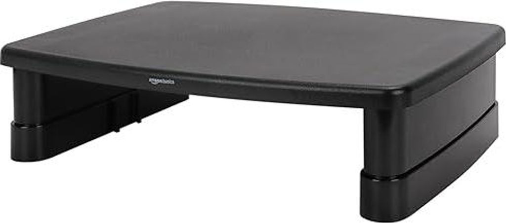Rechteckig Verstellbarer Computer-Monitorständer für weniger Nackenbelastung, geeignet für Monitore und Laptops mit einem Gewicht von bis zu 22 ...