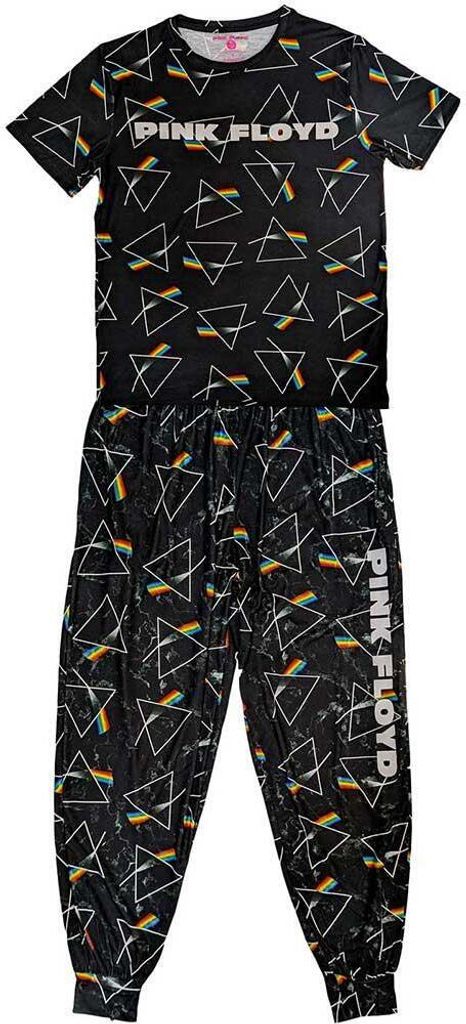 Pink Floyd - Schlafanzug für Herren/Damen Uni RO9830 (L) (Schwarz)