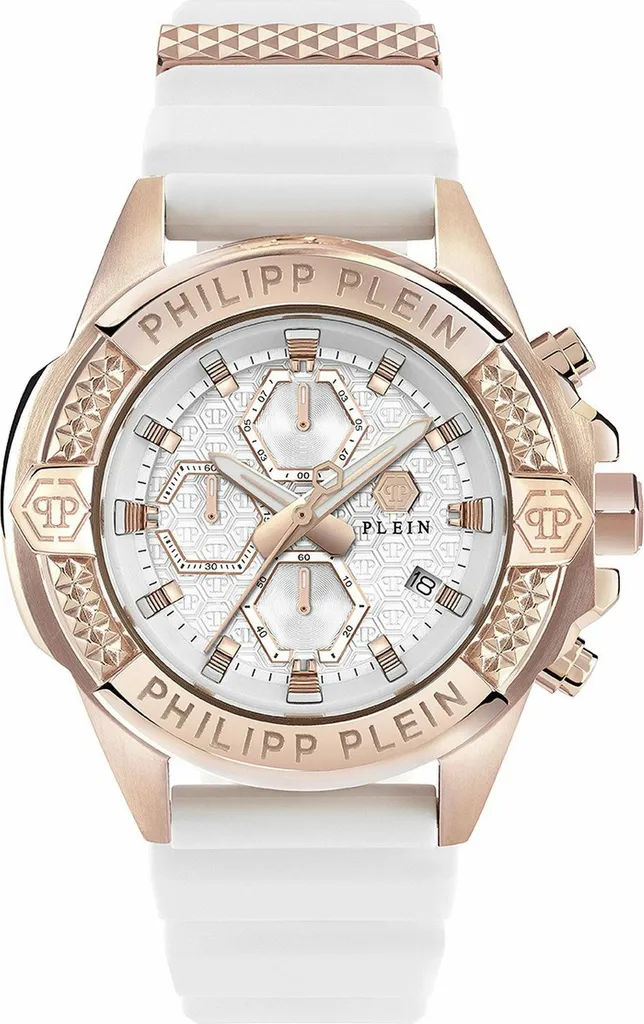 Philipp Plein The $kull Chrono PWWFA0325 - Montre Quartz Homme Noire