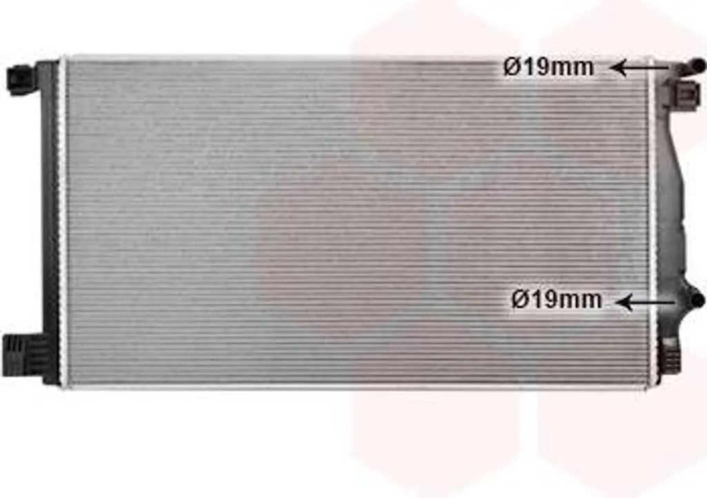 Radiateur de refroidissement d'eau pour moteur TOYOTA C-HR AX10 Neuf