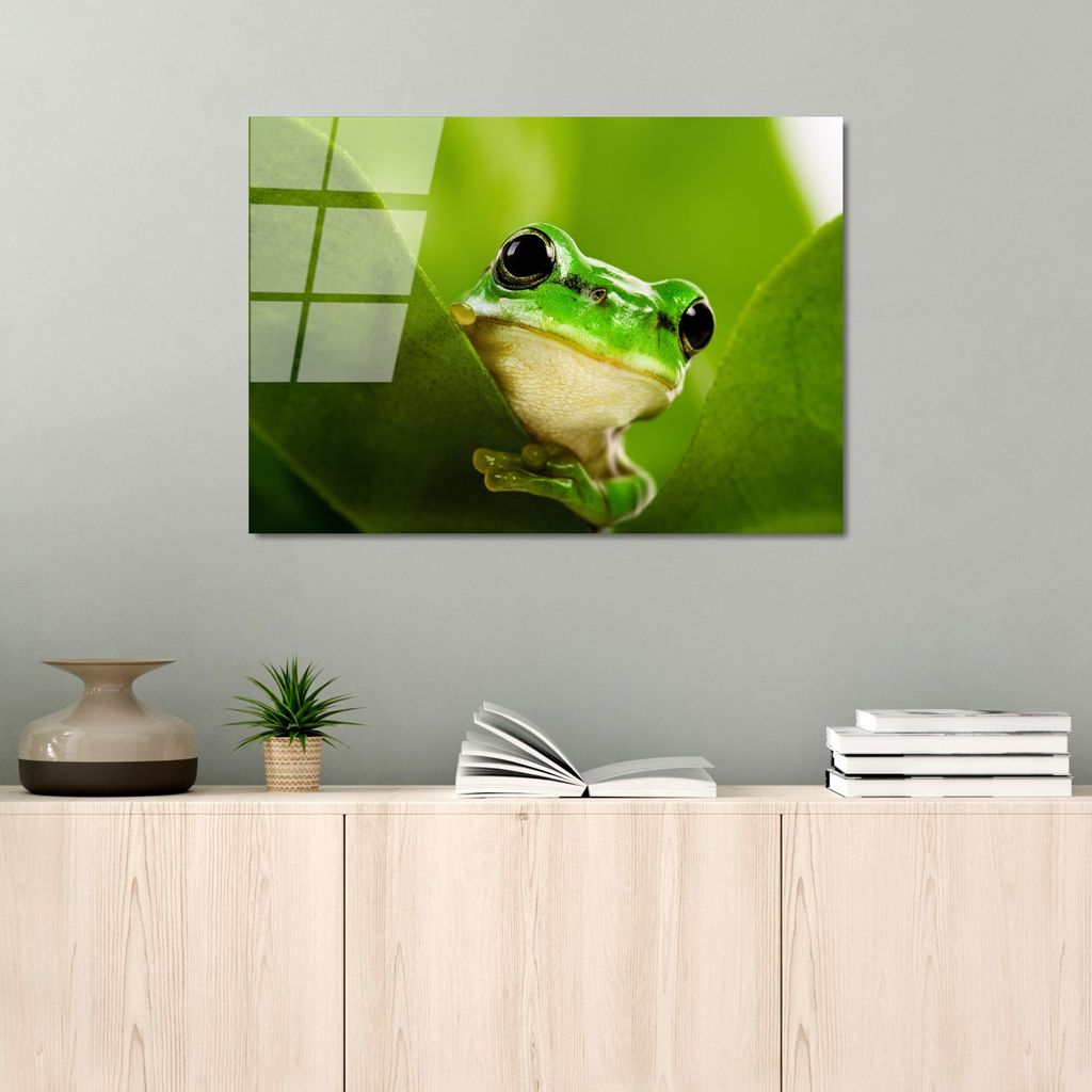 Wallity, UV-271 50 x 70, Dekorative Malerei aus gehärtetem Glas, 100 % gehärtetes Glas, Mehrfarbig, 50 x 70 cm