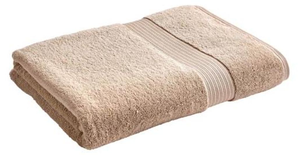 Christy SUPREME Badetücher, Luxusqualität, 650g/m², 90 x 165 cm, 2er Set, Farbe: stone