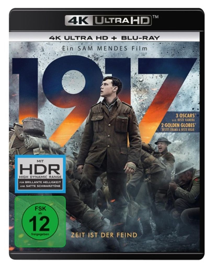 PLAION 1917 (4K-UHD), Film, Blu-ray, Deutsch, 119 min, Produktbild 