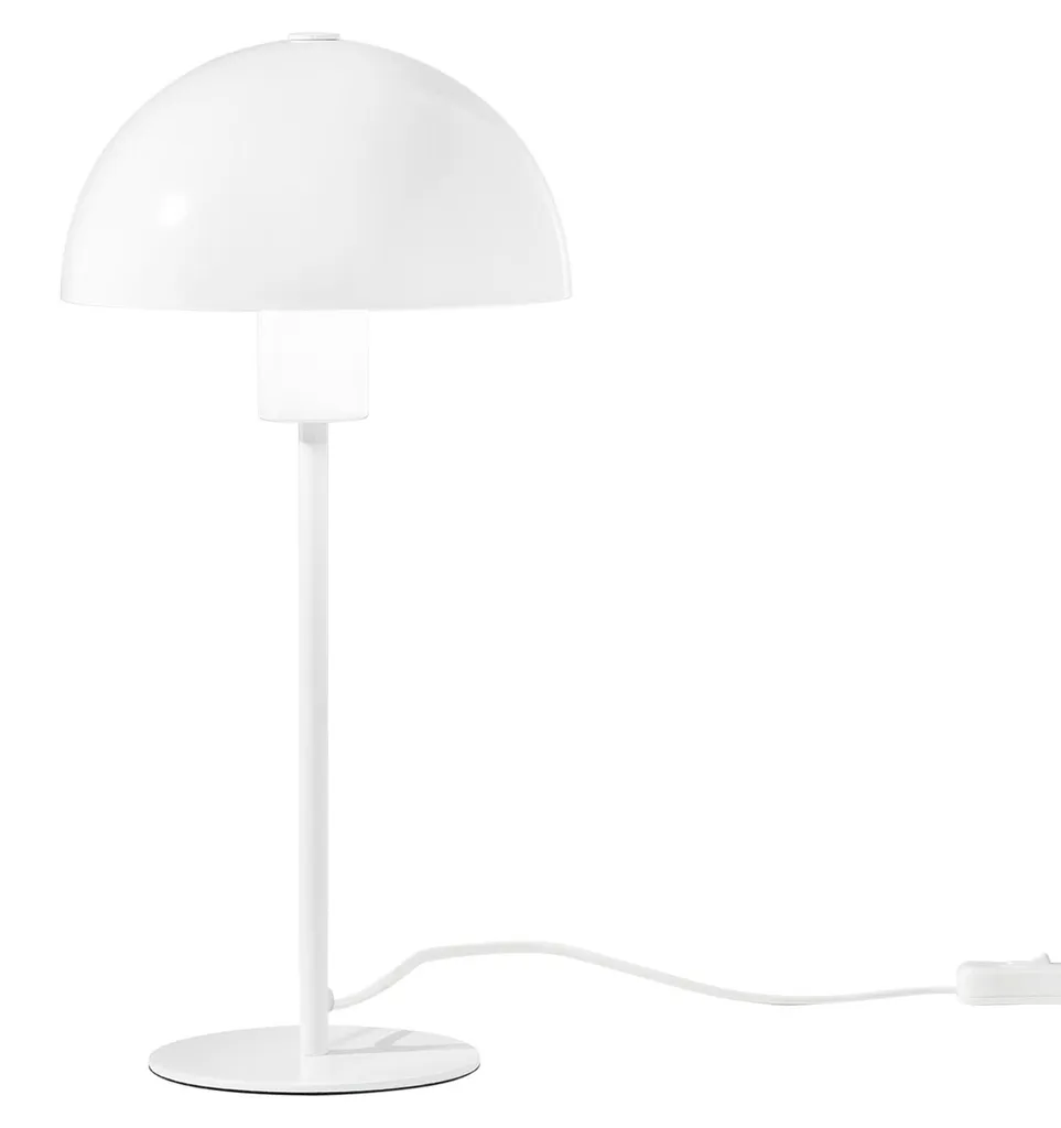 Lampe de chevet blanche Popart FANEUROPE métal 40 cm pour la chambre