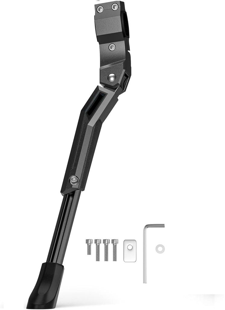 Fahrradständer Fahrradständer 24-29 Zoll, MTB Ständer, Höhenverstellbar,Seitenständer,Fahrrad Zubehör,Rutschfest, Hinterbauständer für MTB,...