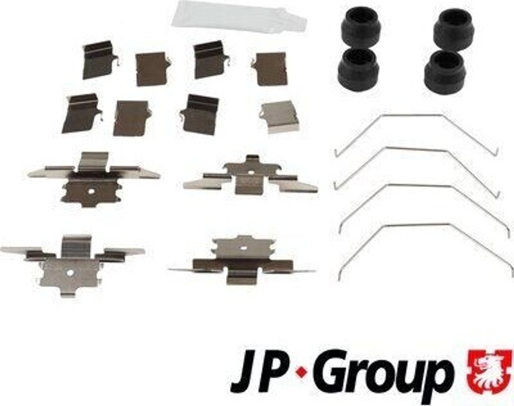 JP GROUP 1564004710 Zubehörsatz Scheibenbremsbelag Vorne für FORD MONDEO IV Turnier (BA7) MONDEO IV Stufenheck (BA7) für MAZDA 6 Kombi (GH)
