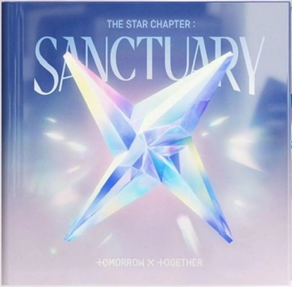 Disque Vinyle TXT K-Pop album The Star Chapter Sanctuary Édition Mauve