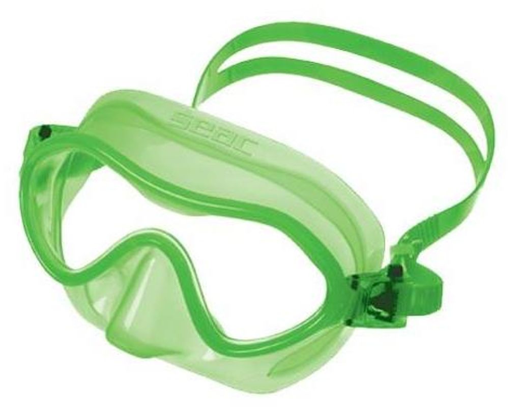 Seac Kinder-Tauchbrille Baia Kid 3–6 Jahre, limettengrün**