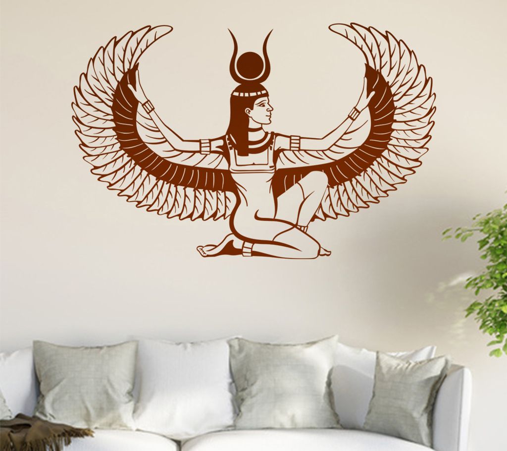 Isis Wandtattoo in 6 Größen - Wandaufkleber Wall Sticker - Dekoration, Küche, Wohnzimmer, Schlafzimmer, Badezimmer