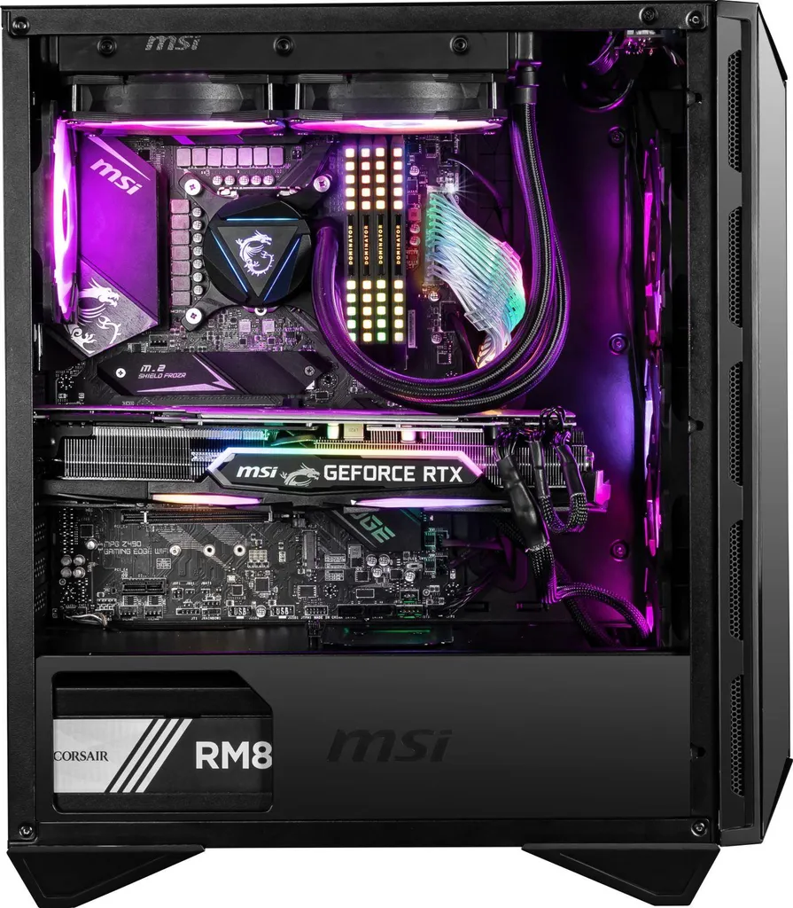 MSI MPG GUNGNIR 110R Boîtier PC ATX : Solution Refroidissement et Design Vitré - 11