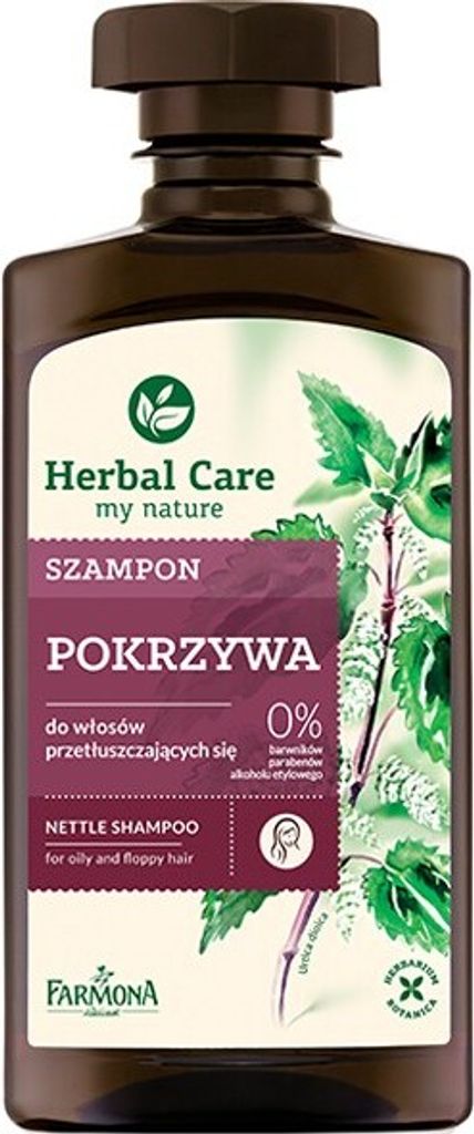 Herbal Care Brennnessel Shampoo Fettig Produktbild 