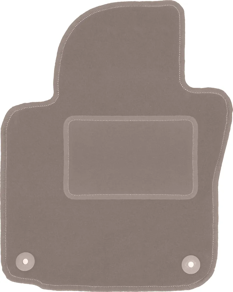 Tappetino Guida Beige per VW Scirocco III 2008-2017 in Velluto