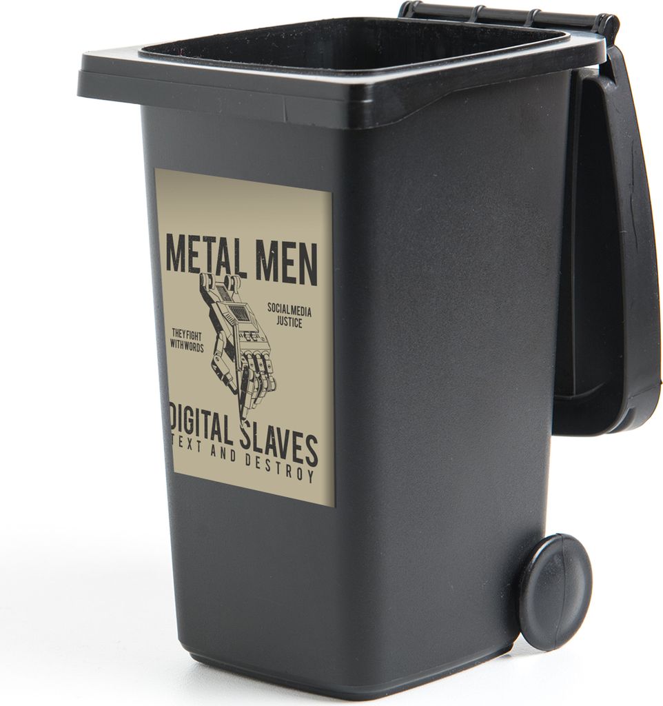 MuchoWow - Mültonnen-sticker - Sticker - Aufkleber für die Mülltonne