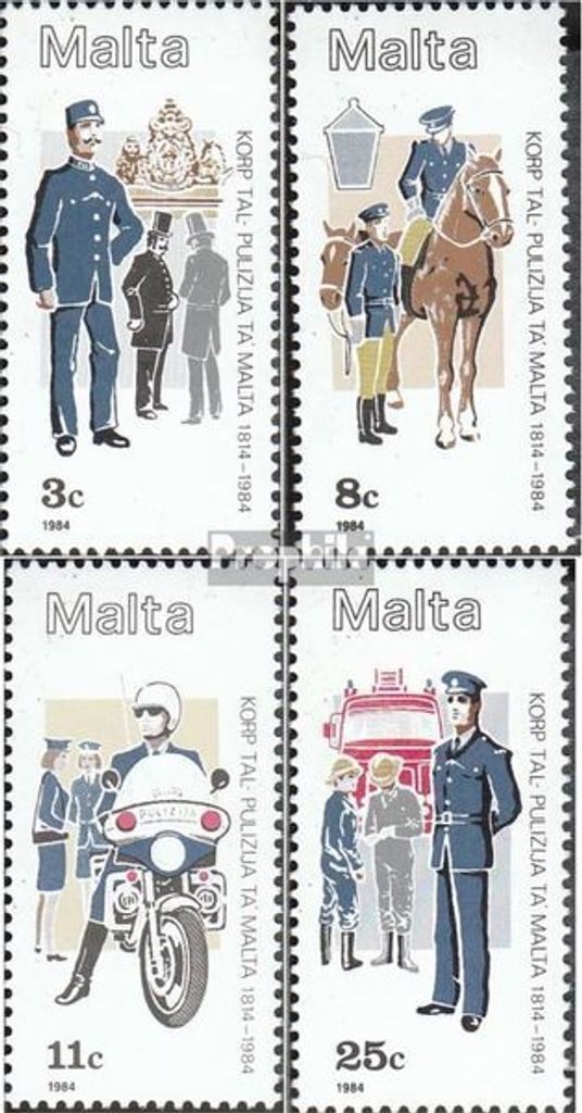 Briefmarken Malta 1984 Mi 706-709 (kompl.Ausg.) postfrisch Produktbild 
