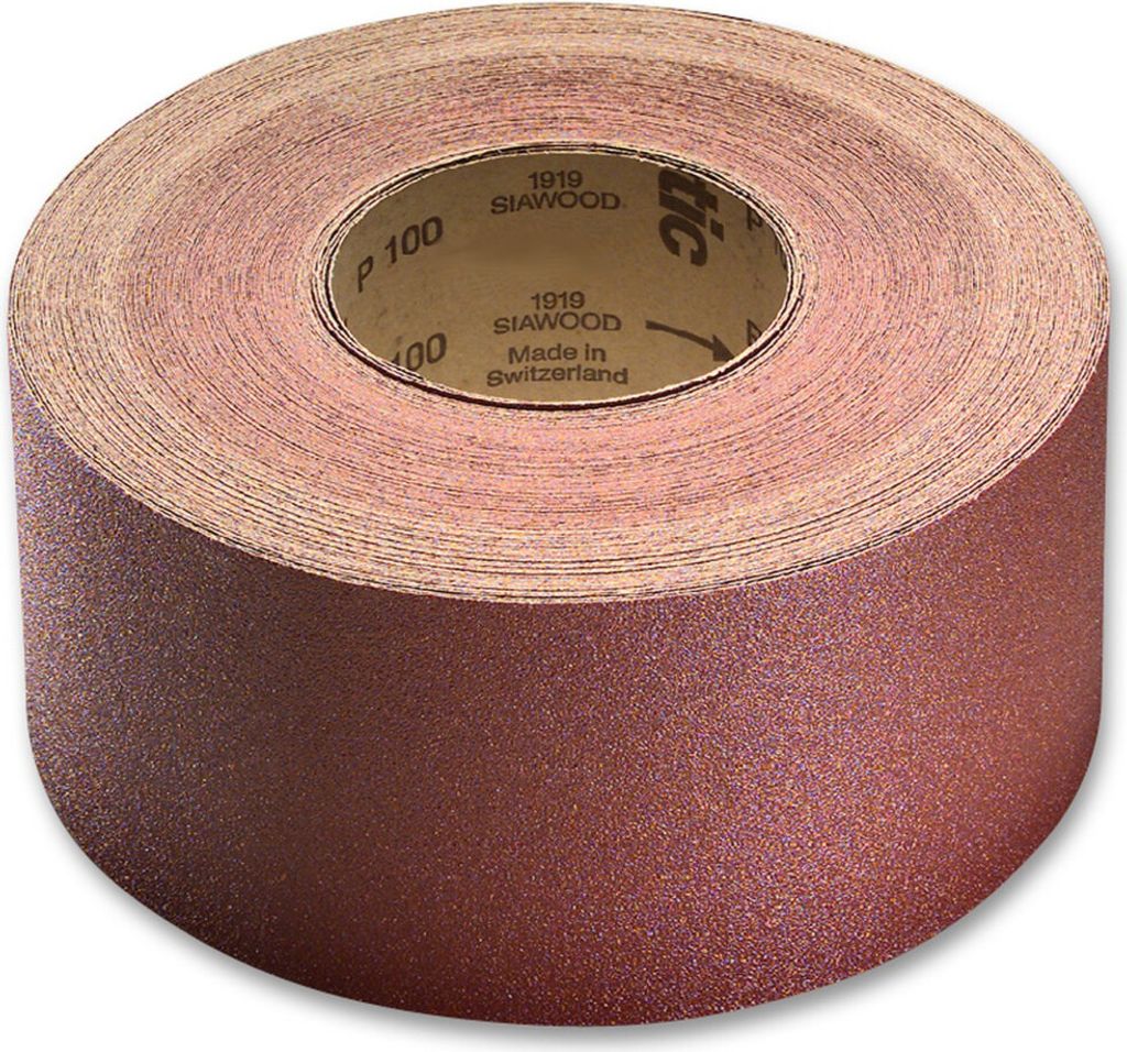 Sia Schleifmittel Schleifwalze 1919 Siawood 115 mm x 50 m P80