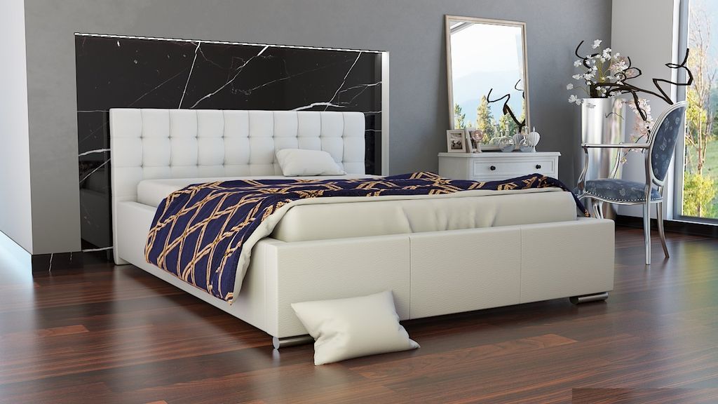 Polsterbett Bett Doppelbett MANILO XS 180x200cm inkl.Lattenrost